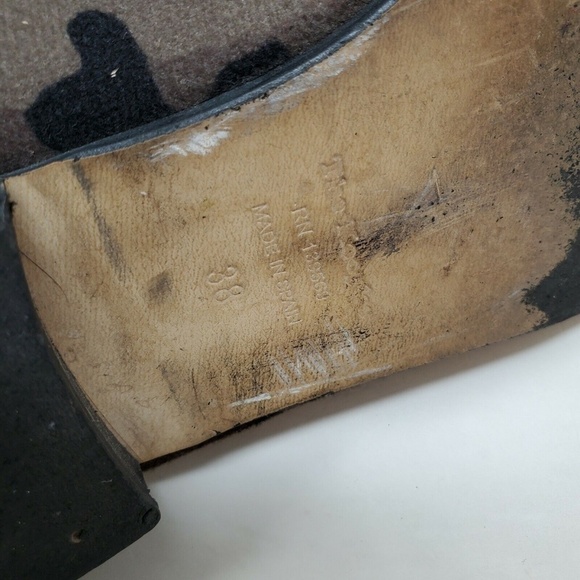 The Kooples Camo Suede Loafers Flats Shoes Size 38 8 - Picture 11 of 11